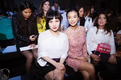 Josie Ho and Yvette at Fashion Week in Paris