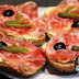 Crostini noix chiffonnade de coppa