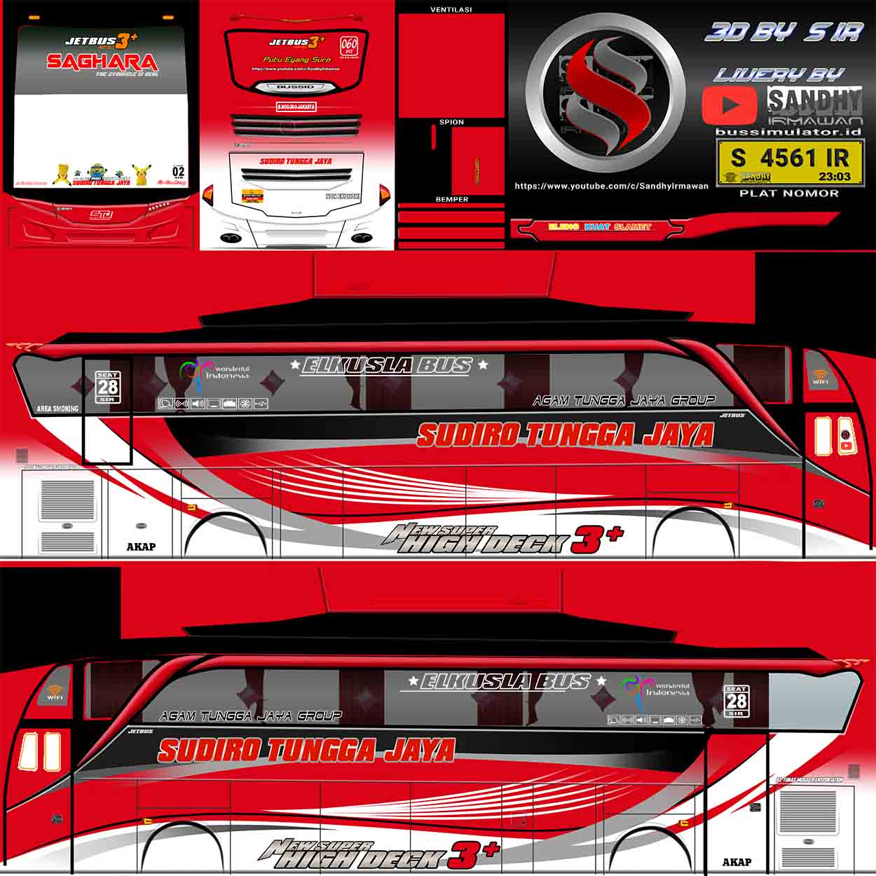 livery bussid tunggal jaya