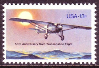 USA Lindbergh's transatlantic flight