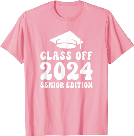 Class Of 2024 Senior Edition , Groovy Class Of 2024 T-Shirt