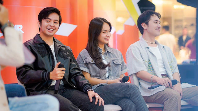 Angie Marcheria, Angga Yunanda, dan Jerome Kurnia