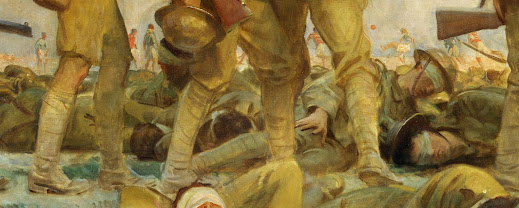 John Singer Sargent, Gassed, detail