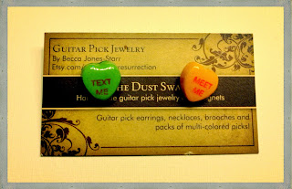 "TEXT ME" and "MEET ME" candy heart stud earrings