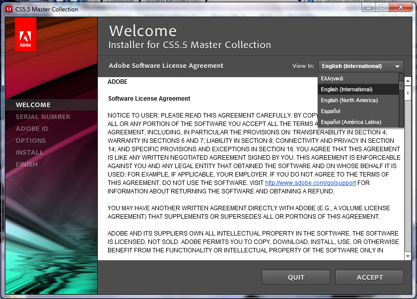 Adobe CS5.5 Master Collection (Window x32 x64)[Full][กุญแจ]