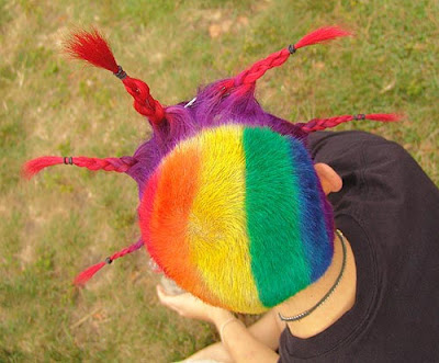 colored spike hair