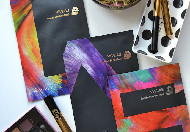 Vivlas Luxury Prestige, Premium Rose and Special Platinum Foil Masks