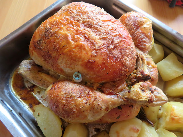 Roast Chicken with a Lemon & Herb Stuffing