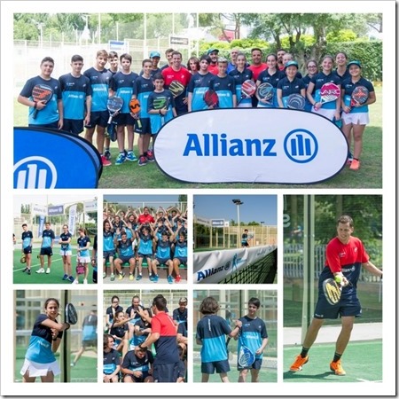 Éxito del Allianz Junior Pádel Camp con Paquito Navarro en Madrid.