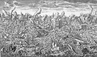 1755 Lizbon depremi ardından