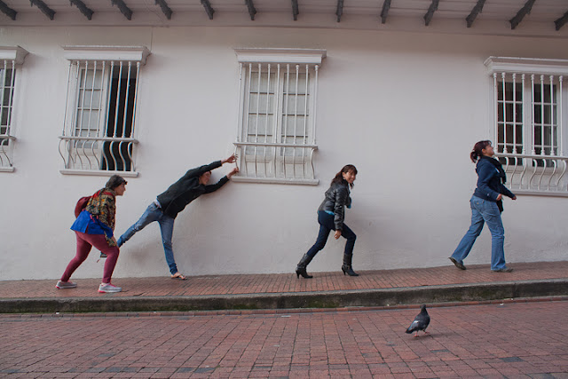 Habitantes de la Candelaria Bogota