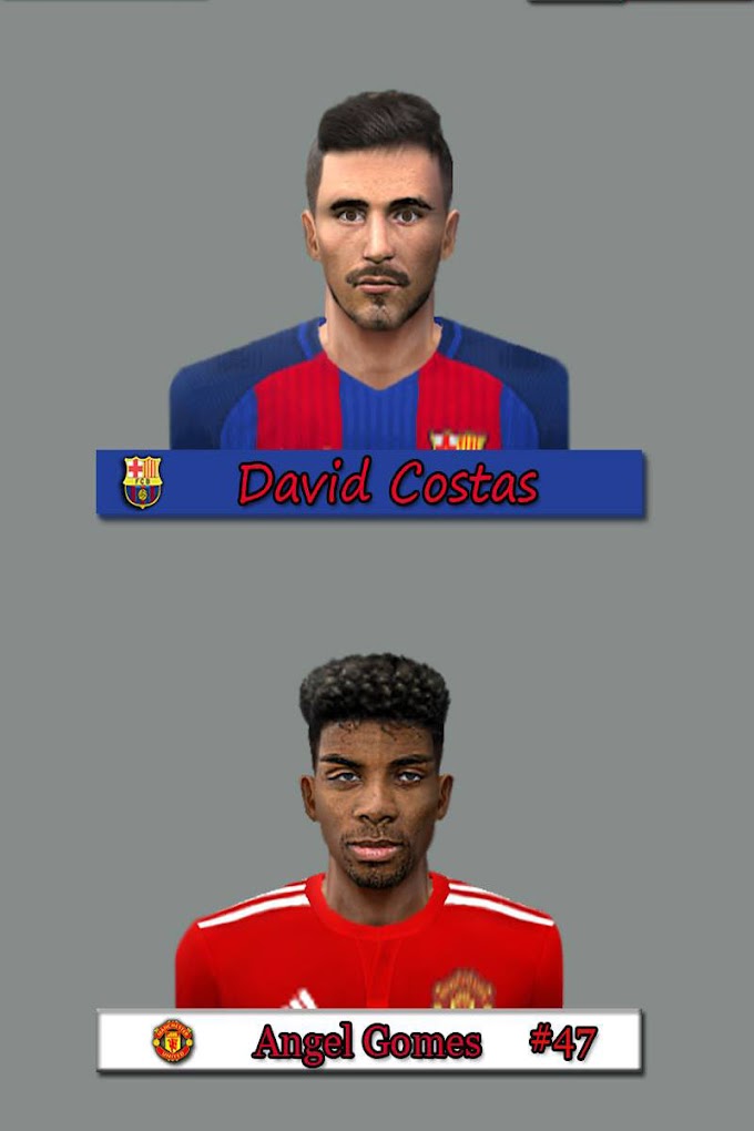 PES 6 David Costas & Angel Gomes Faces