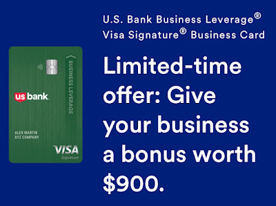 U.S. Bank Business Leverage Visa Signature Business Card $900