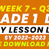 WEEK 7 GRADE 1 DAILY LESSON LOG Q3