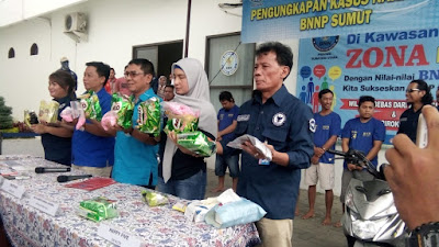 BNNP Sumut Tangkap Narapidana Tanjung Gusta Medan Sebagai Jaringan Narkoba