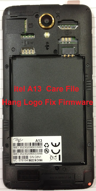 itel A13 Hang Logo Fix Firmware Care File