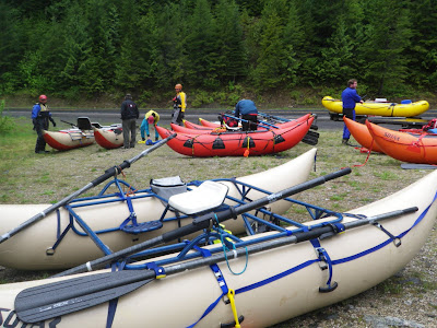 Setting up above White Pine