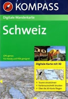 Digitale Karte Schweiz von Kompass