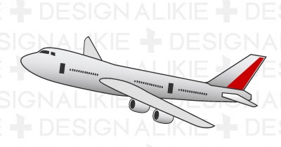 飛行機イラスト素材 デザインとウェブとアバター