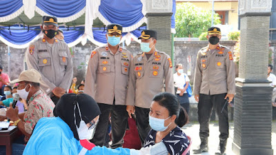 Untuk Wilayah Kabupaten Buleleng Polri Sediakan  7.360 dosis Vaccine AstraZeneca.