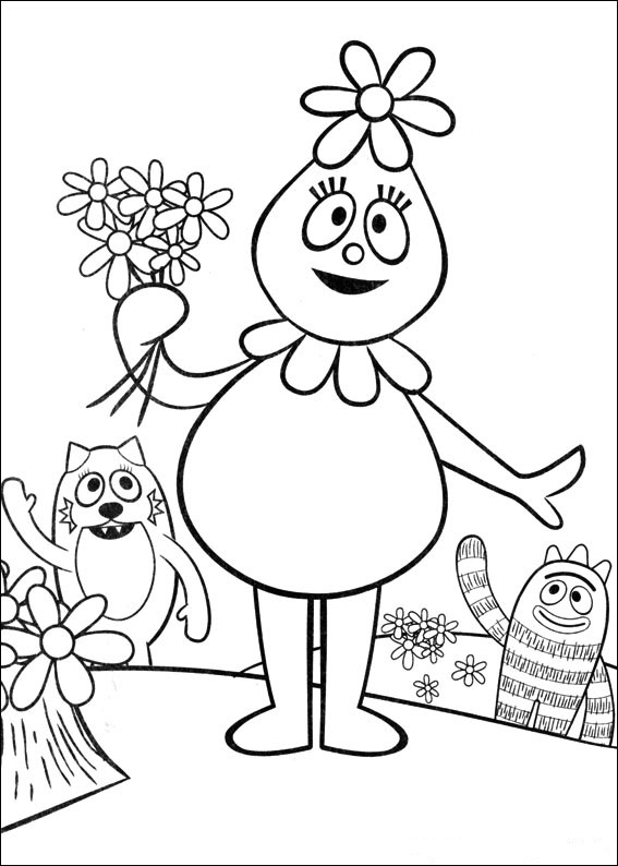 Fun Coloring Pages: Yo Gabba Gabba Coloring Pages