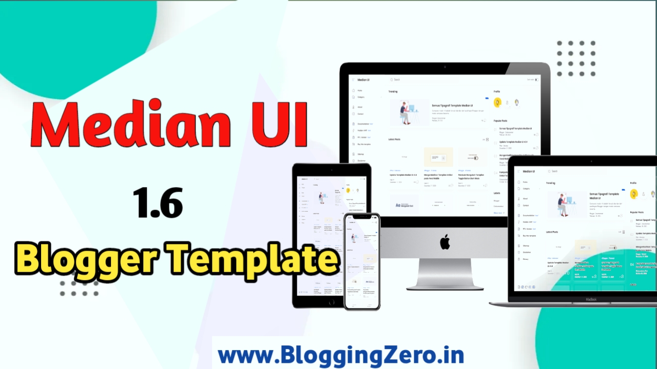 Median UI Blogger Template Free Download