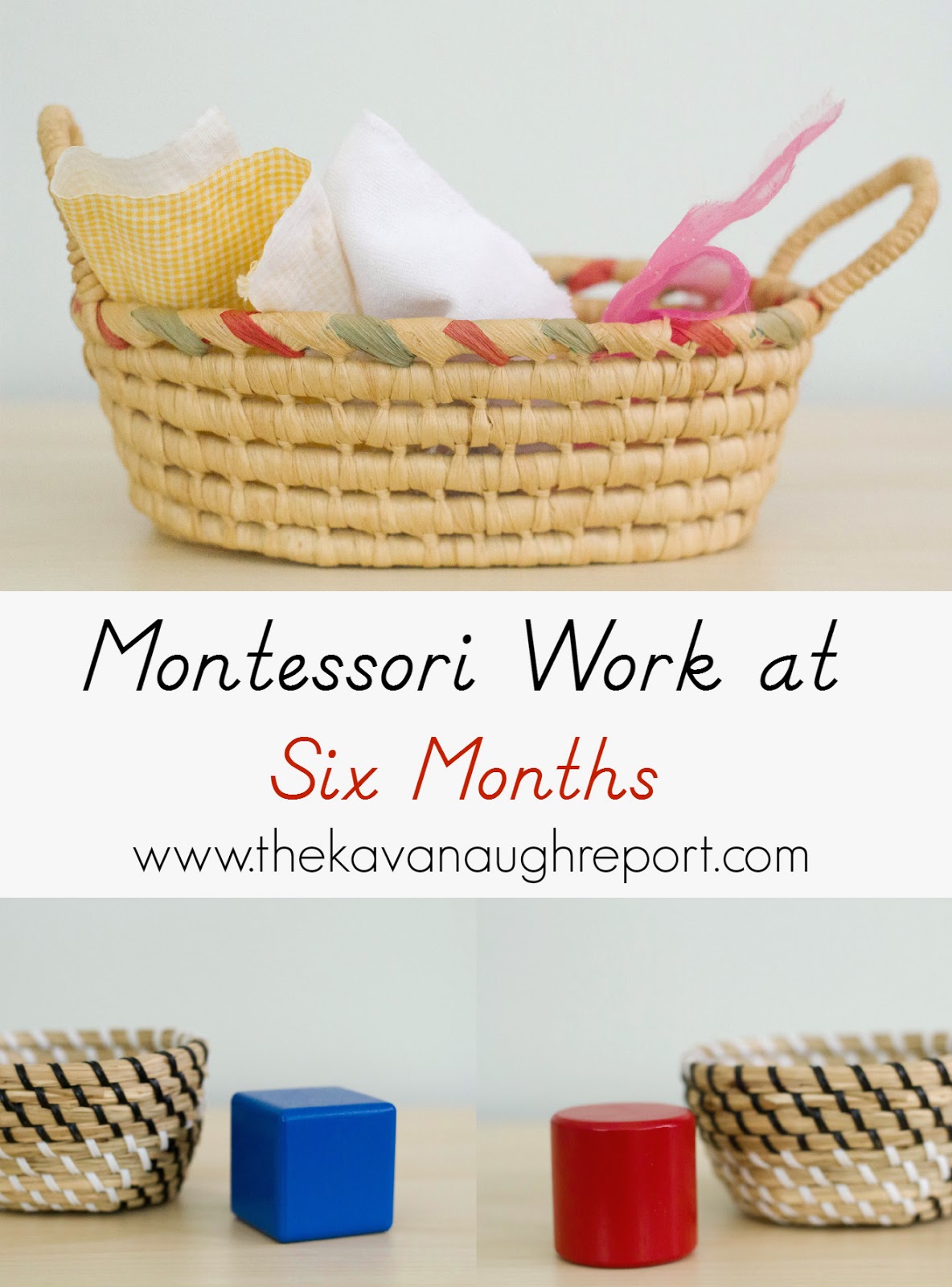 Montessori Work Shelves at 6 Months