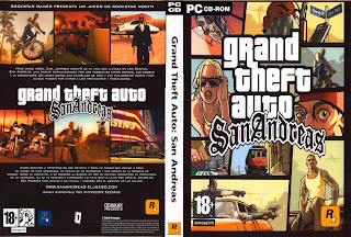 GTA San Andreas pc dvd front cover
