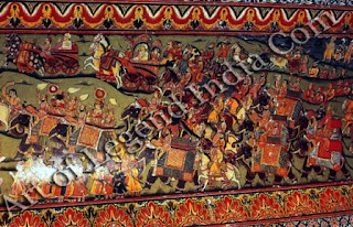 Royal Procession (Wall Painting)