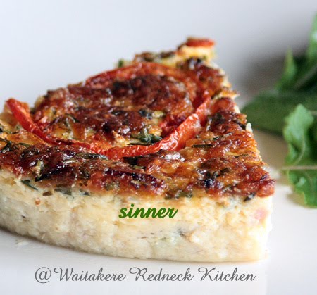 Salmon & Ham Quiche