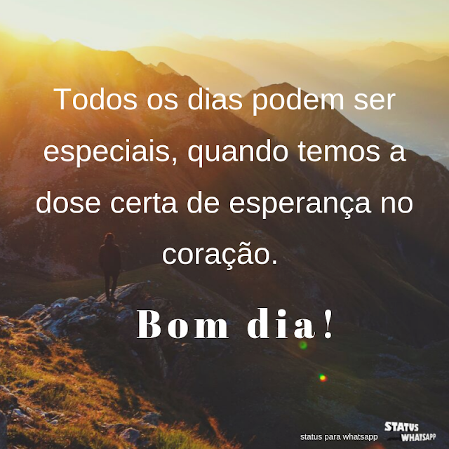 mensagens de motivação de bom dia