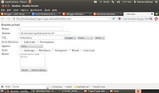 Cara Membuat Biodata Dengan Html ~ --Blogger Ridwan--