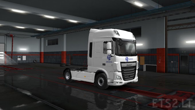 [ETS2 1.33] MohSkinner – Truck Skins – Geodis