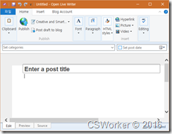 OpenLiveWriter