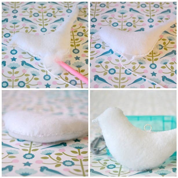 Felt Bird Pattern & Tutorial