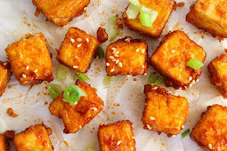 SPICY HONEY GARLIC TOFU BITES