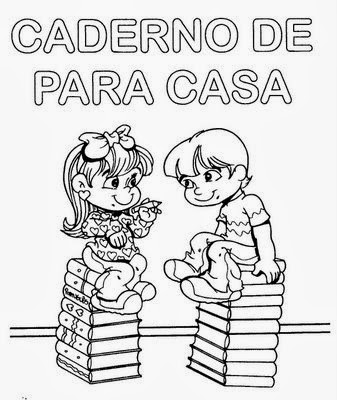 100 capas de caderno para trabalhos escolares