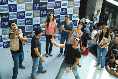 Katrina, Abhay, Farhan And Kalki Visited @ ZNMD promotion In Chandigarh