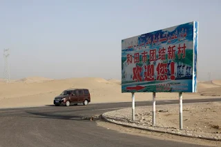 The European press was flooded with news of the Chineseization of Uyghur place names : China