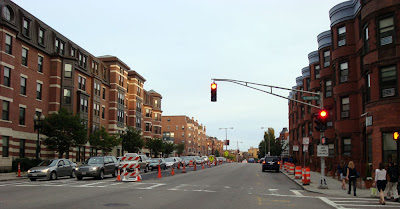 Mass Ave under construction