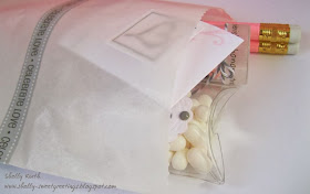 SRM Stickers Blog - Wedding Ensemble Tutorial by Shelly - #wedding #favors #Tiny Tube #card #pencils #Twine #stickers #pillow box #glassine bags