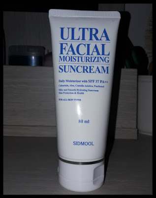 SIDMOOL - Ultra facial moisturizing suncream SPF 37 PA++ Review