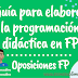 Programación didáctica en Formación Profesional (FP). Oposiciones 2024-2025