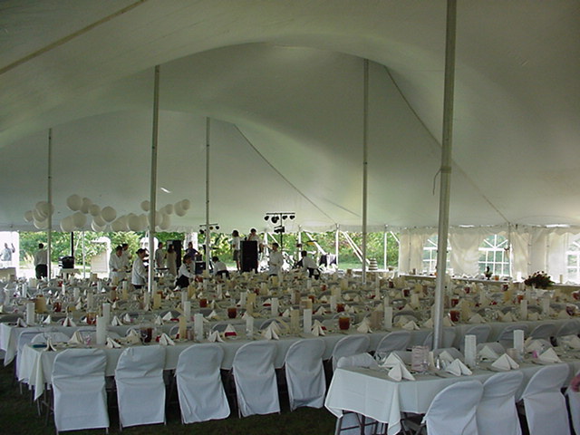 wedding tent offers a clean palette for you to create the precise look you