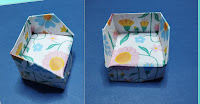 sillón de origami