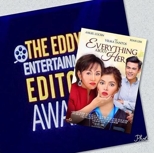 Angel Locsin Won As Best Supporting Actress At The Very First Eddy's Awards 2017!
