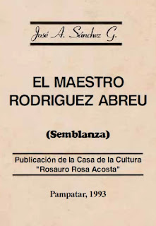 José A Sanchez - El Maestro Rodriguez Abreu