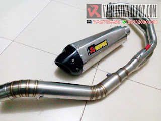 harga Knalpot racing Yamaha R25 Akrapovic Titan