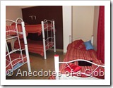 My room & bed in 14 bed dorm