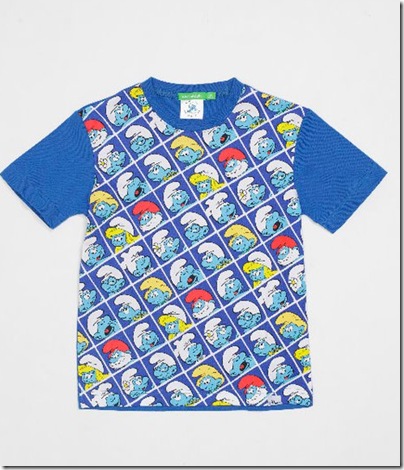 Boy Smurf Print Tee 04 - HKD 99-119